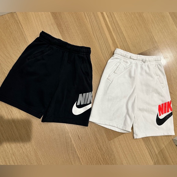 Nike Other - Nike Club Sportswear fleece terry shorts- 2 pair- boys large